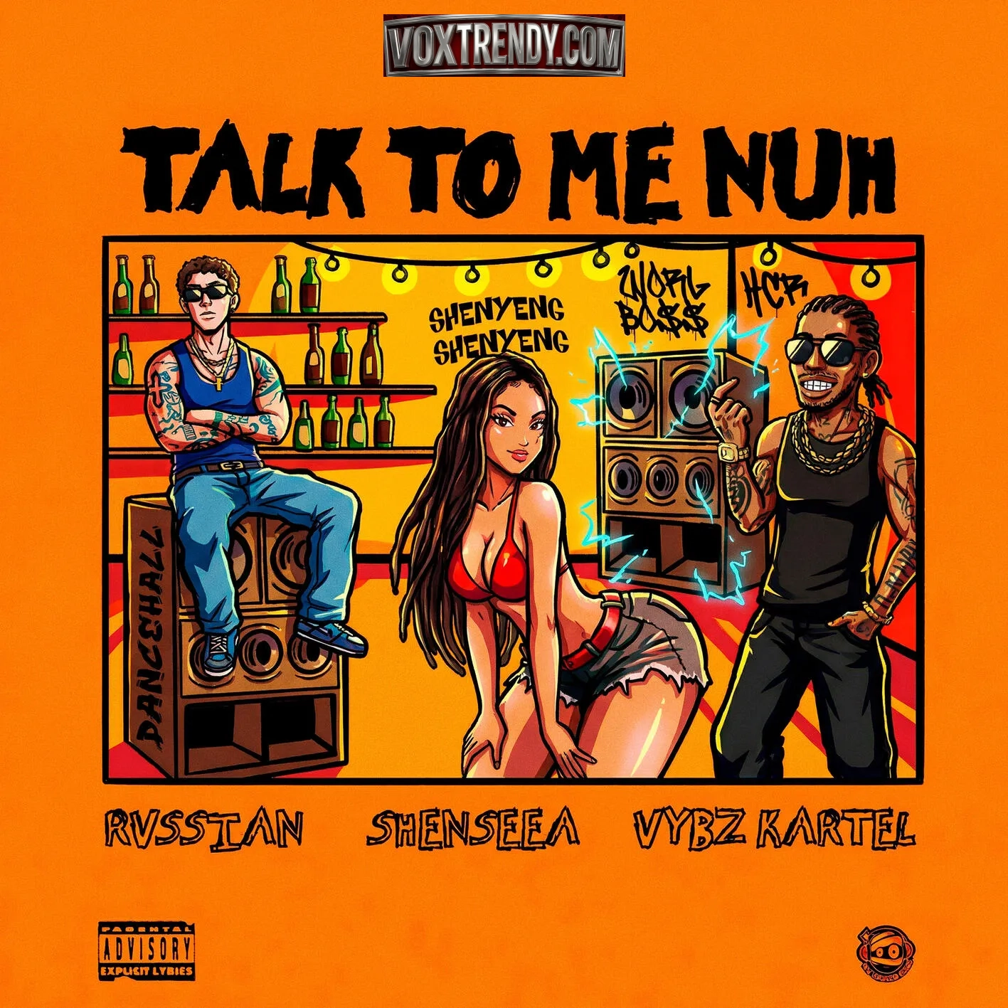Shenseea – Talk To Me Nuh Ft. Vybz Kartel & Rvssian