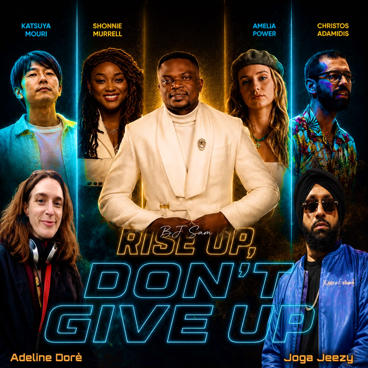 BJ Sam - Rise Up, Don’t Give Up Ft. Christos Adamidis, Katsuya Mouri, Shonnie Murrell & Amelia Power